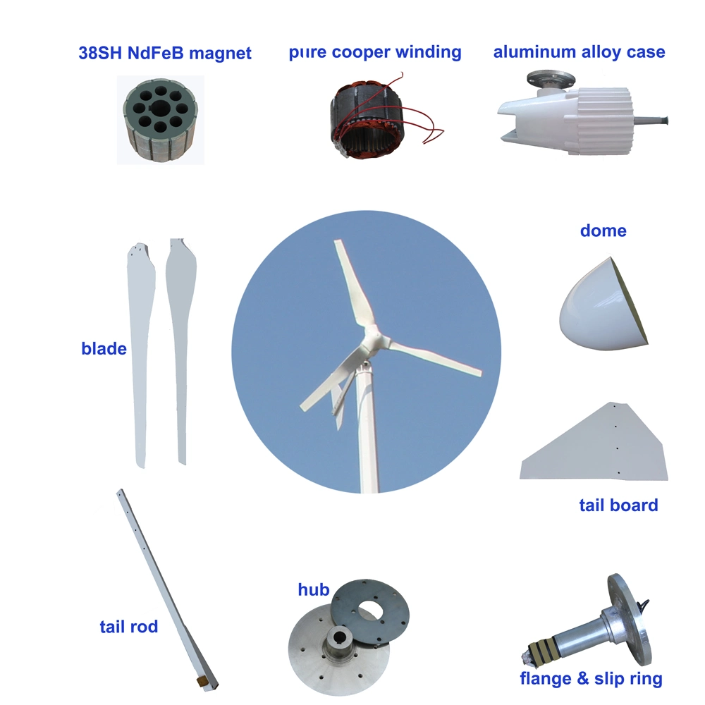3000W Well Made Best Choise Hotsale Aerogenerator Wind Dynamo Manufacturer
